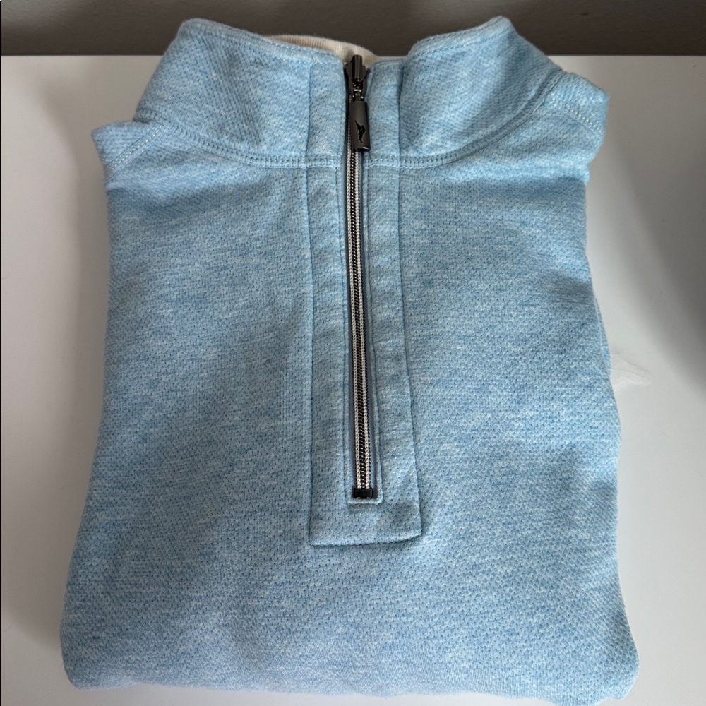 Tommy Bahama Reversible Quarter Zip Cozy Soft Pullover